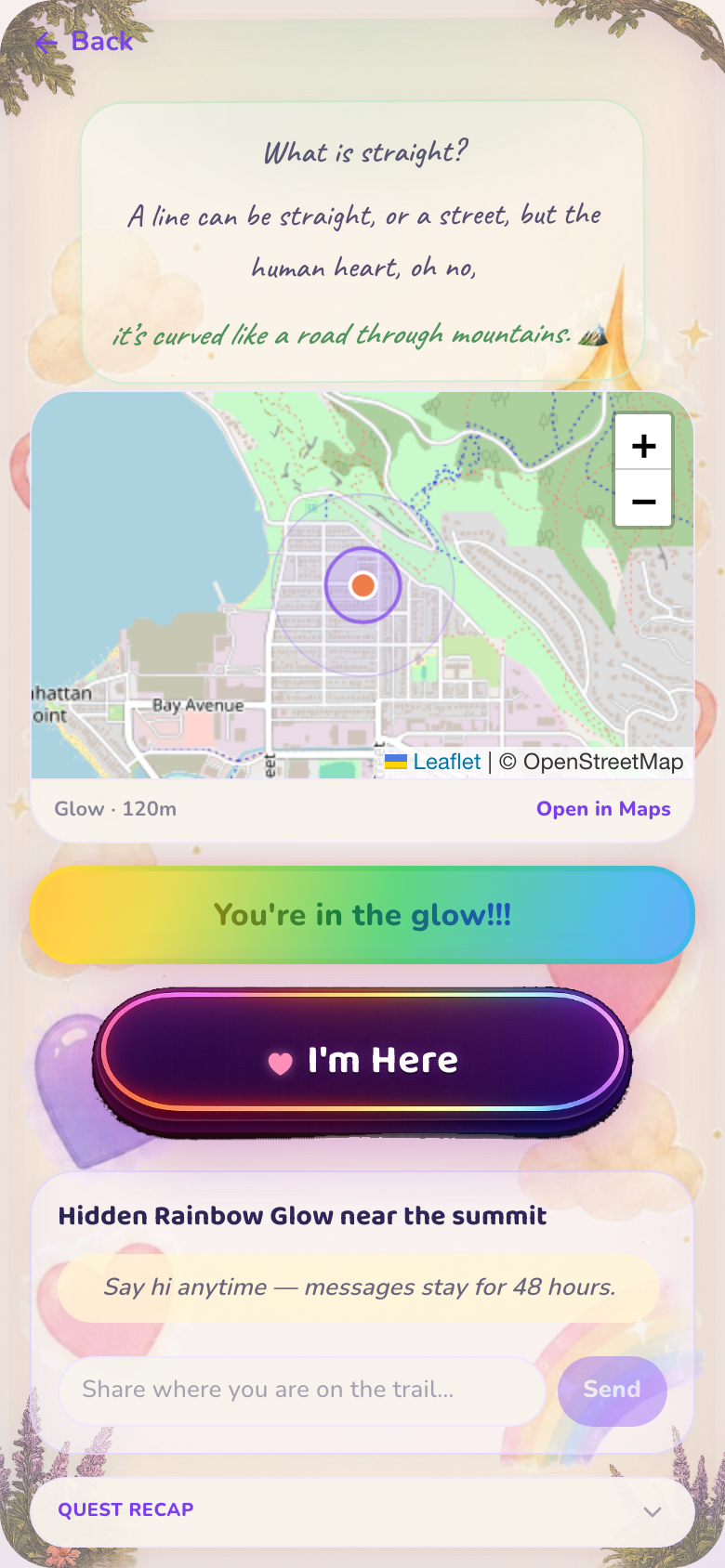 Follow the clues map to the treasure